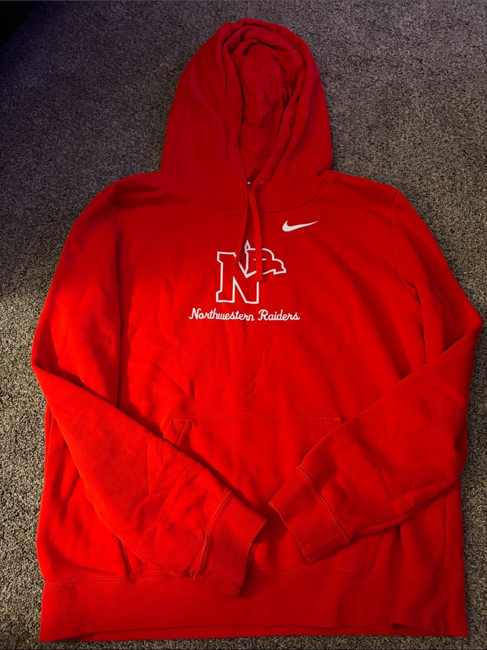 Nike Red Northwestern Raiders Pullover Hoodie